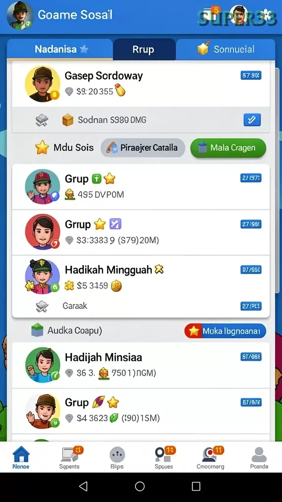 Cuplikan layar ZK7 — halaman utama