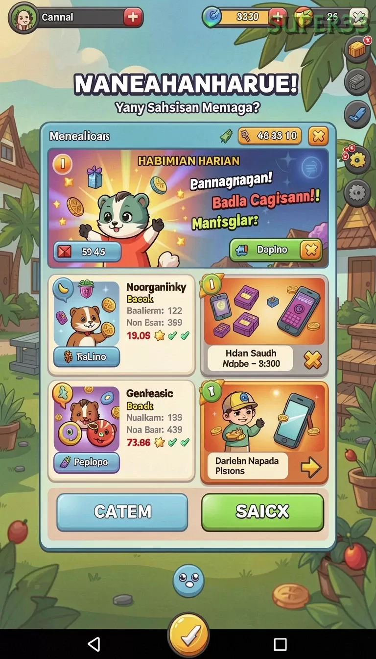 Cuplikan layar RSNVIP — menu navigasi