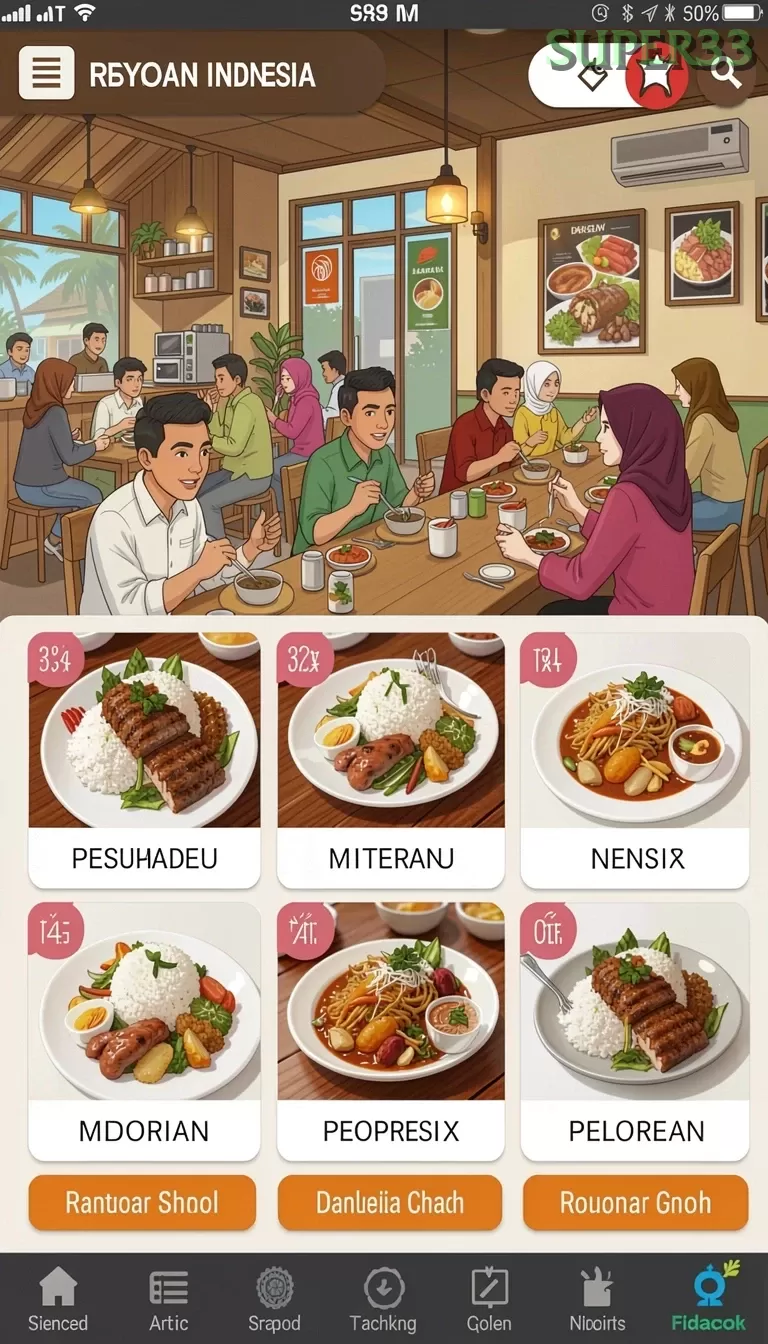 Cuplikan layar PANDAWIN — menu navigasi