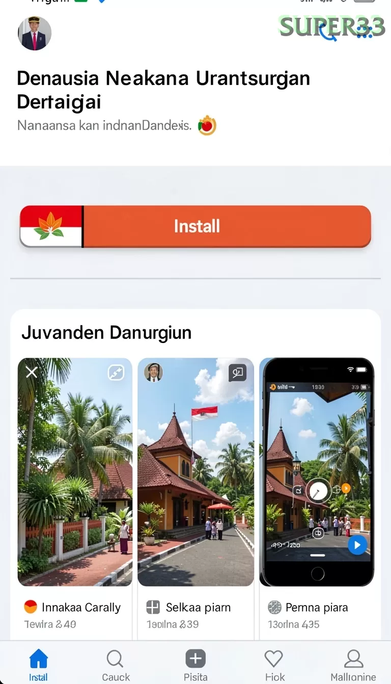 Cuplikan layar BIGWIN189 — menu navigasi